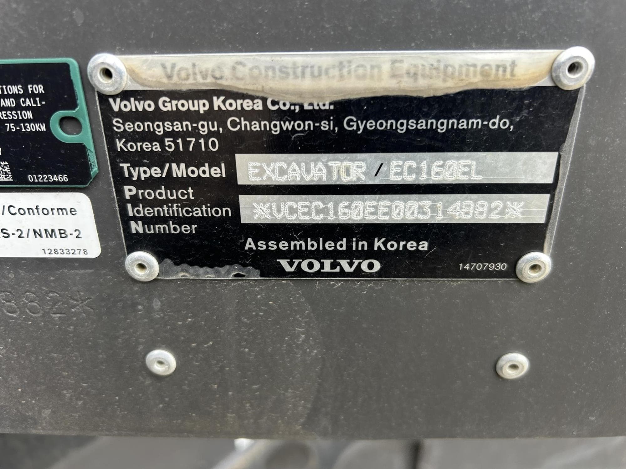 VOLVO EC160EL s2xYA85.jpeg